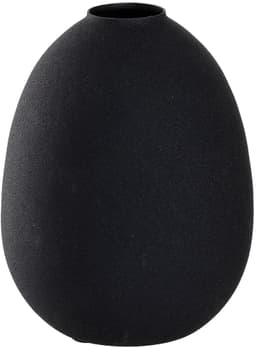 LEONARDO Dekovase CASOLARE 16,4 cm schwarz Metall | Schwarz