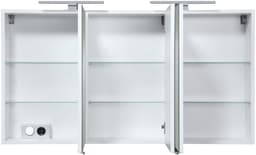 welltime Spiegelschrank Malibu | Weiß