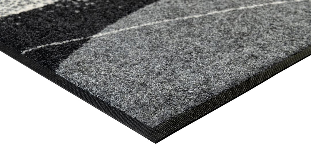 wash+dry by Kleen-Tex Läufer Salt & Pepper | Grau