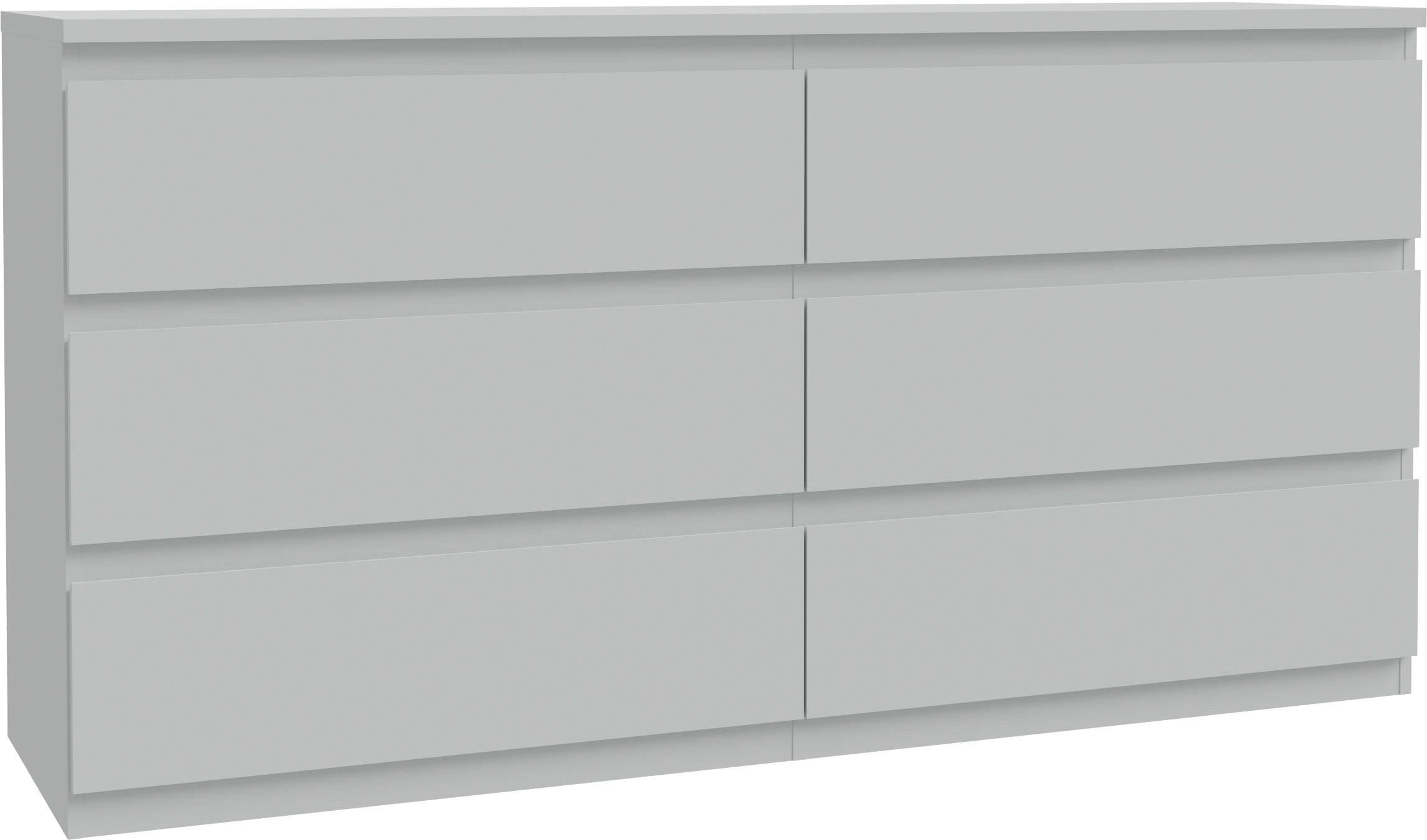FORTE Kommode Edmore | Grau