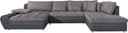 sit&more Wohnlandschaft Bandos U-Form | Grau 2