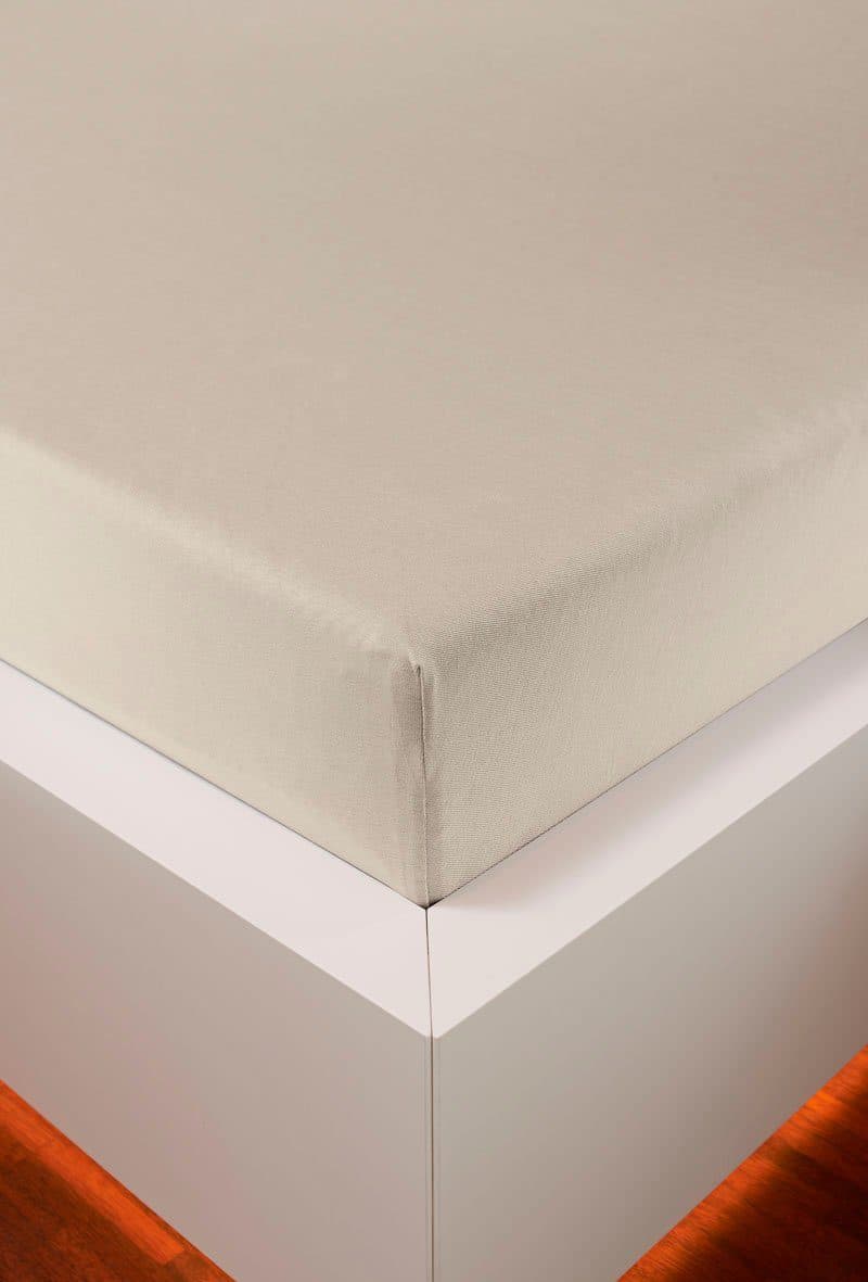 bellana Spannbettlaken Jersey Aqua | Beige