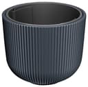 Prosperplast Blumentopf MILLY | Schwarz