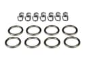 Liedeco Gardinenring Set | Silber