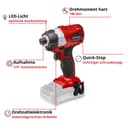 Einhell Akku-Schlagbohrschrauber TP-CI 18 Li Brushless Solo | Rot 3