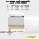 Schlafgut Spannbettlaken EASY JERSEY | Grau 4