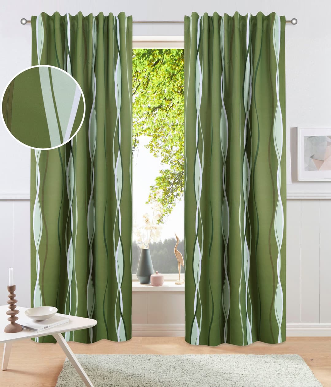 OTTO home Vorhang Dimona Blackout | Grün