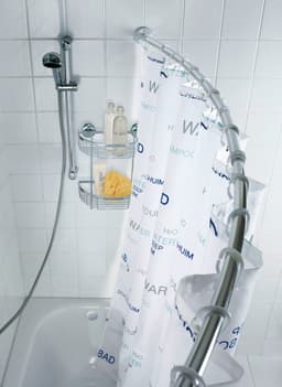 WENKO Bogenstange Chrom | Silber