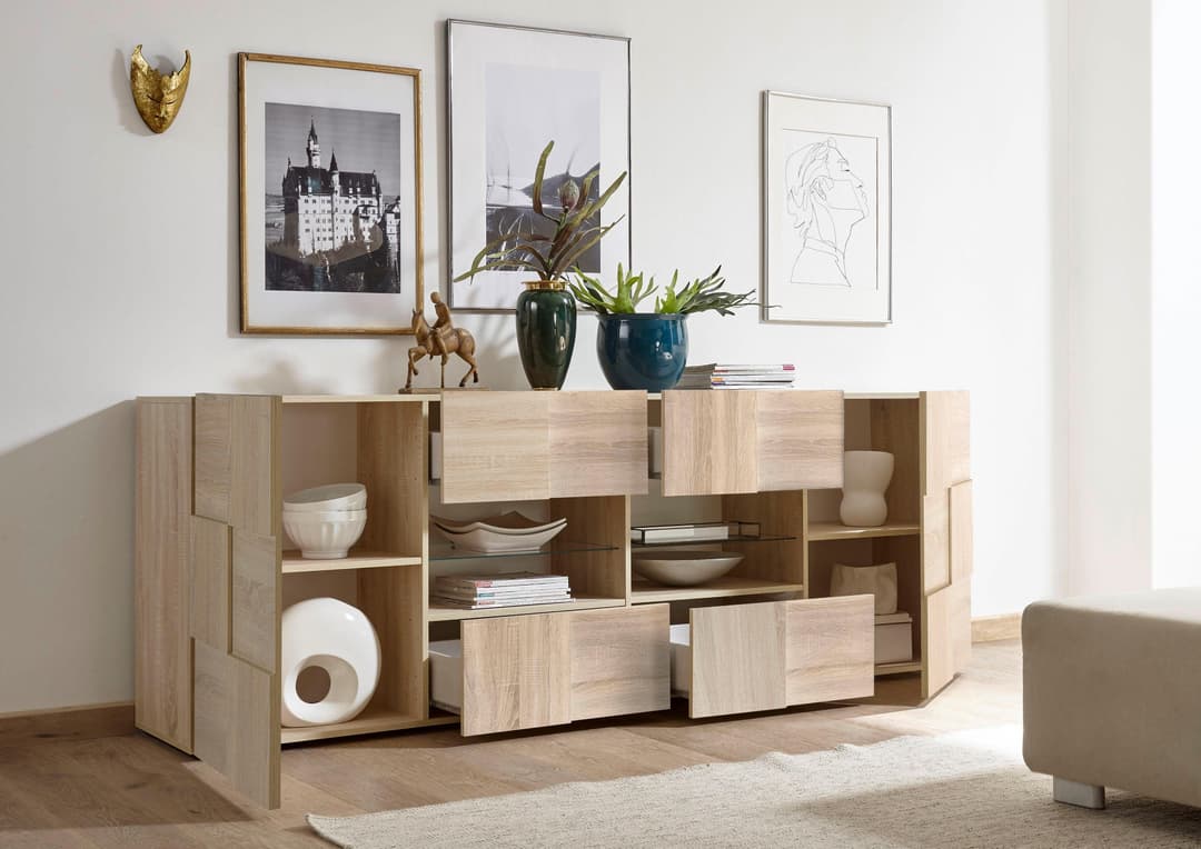 Home affaire Sideboard Dama | Holztöne