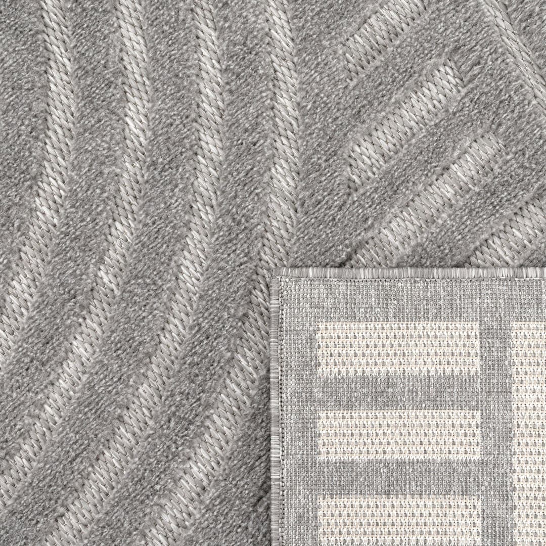 Paco Home Teppich Livorno 674 | Grau