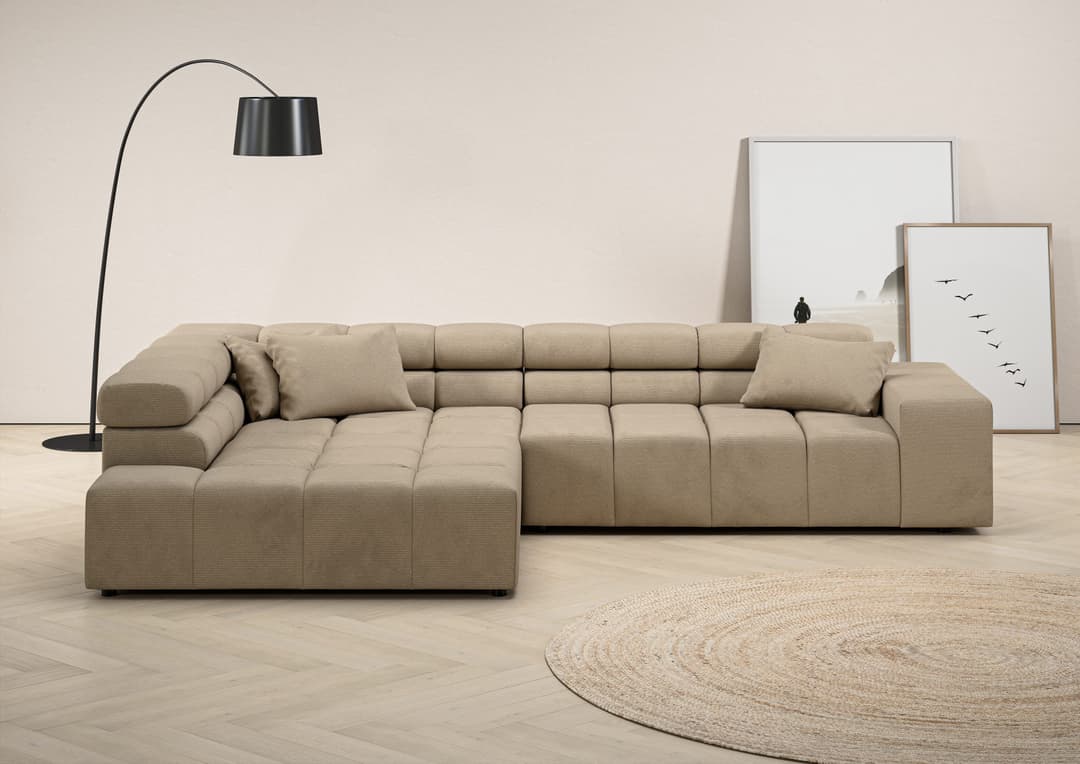 Home affaire Ecksofa Ancona | Beige