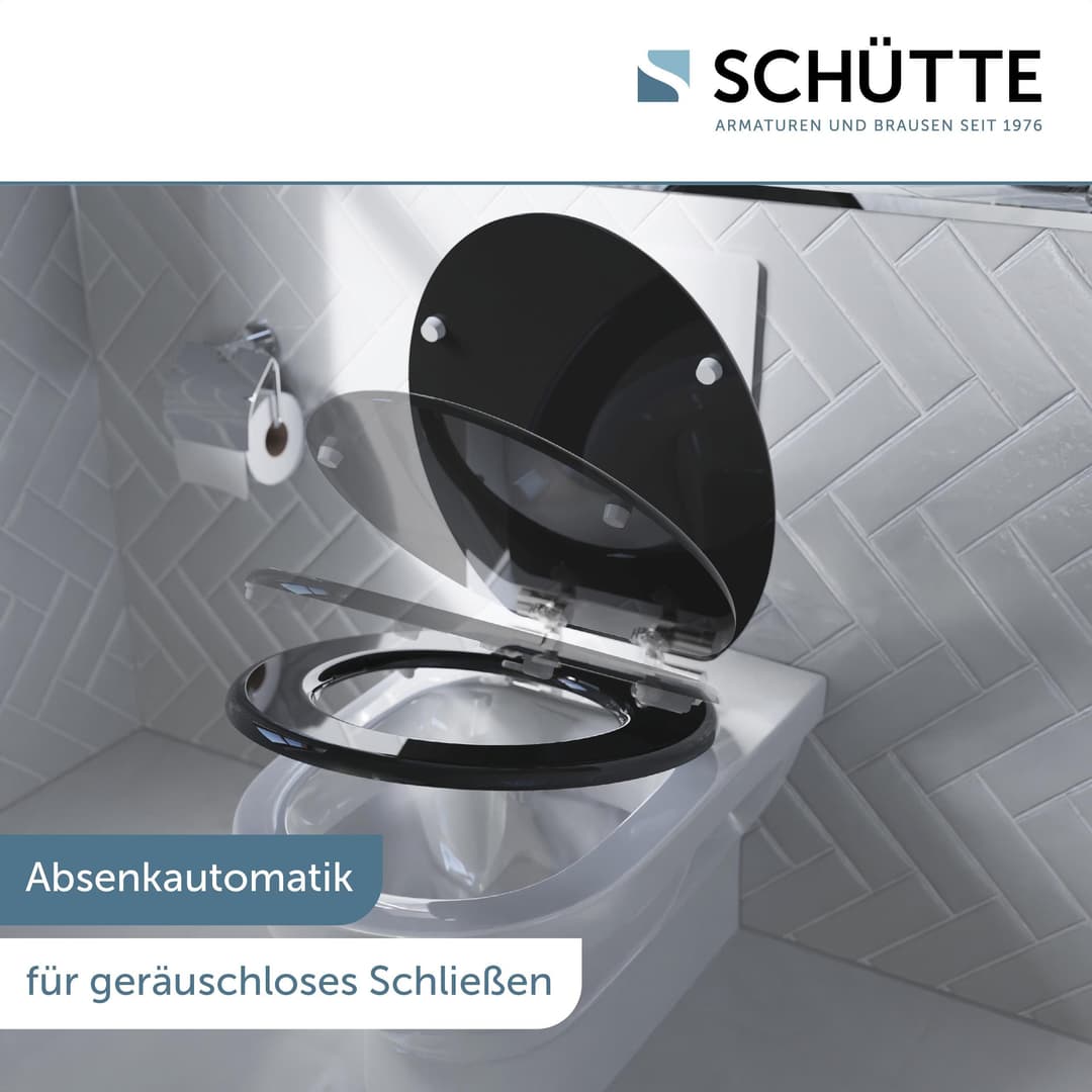 Schütte WC-Sitz SPIRIT | Schwarz