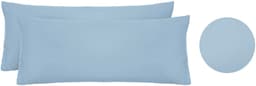Biberna Kissenbezug Michi Feinjersey | Blau
