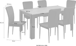 Home affaire Essgruppe Bergamo | Beige