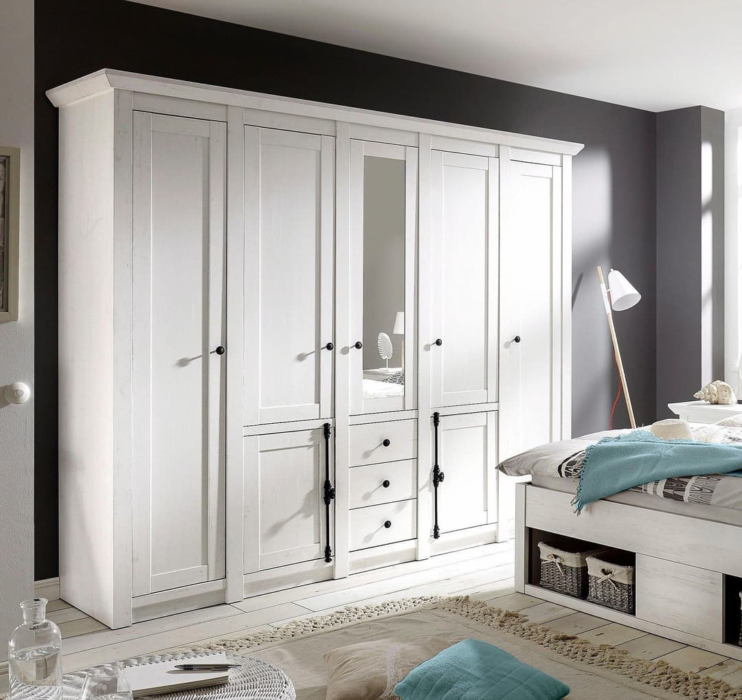Home affaire Kleiderschrank California | Weiß