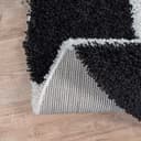 Sanat Hochflor-Teppich Milano 1250 | Schwarz 2