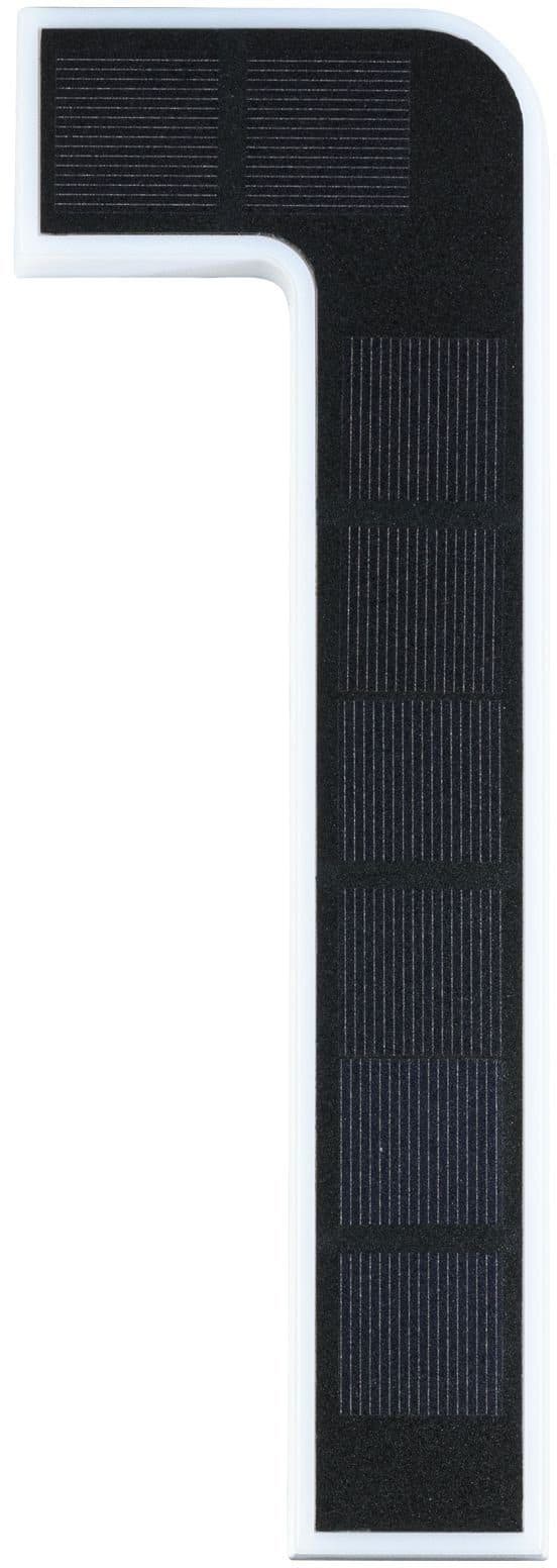 Paulmann LED Außen-Wandleuchte Solar Hausnummer | Schwarz