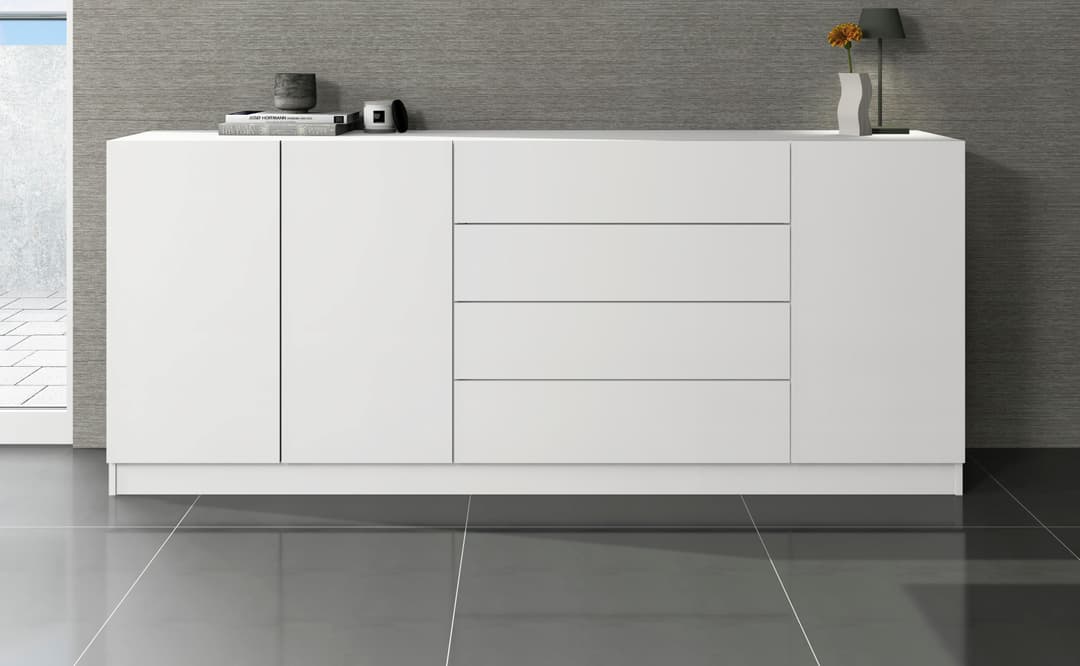 borchardt Möbel Sideboard Vaasa | Weiß