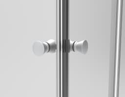 welltime Eckdusche Trento | Silber