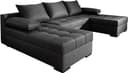 COLLECTION AB Wohnlandschaft Josy U-Form | Schwarz 5