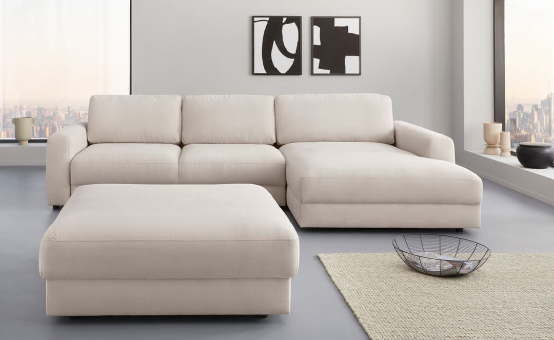 Home affaire Ecksofa Bloomfield | Beige