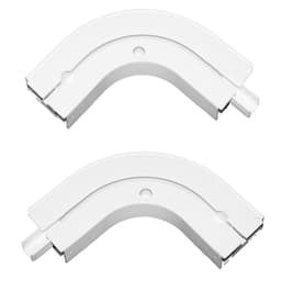 SN DECO GROUP Gardinenschiene Rundbogen | Weiß