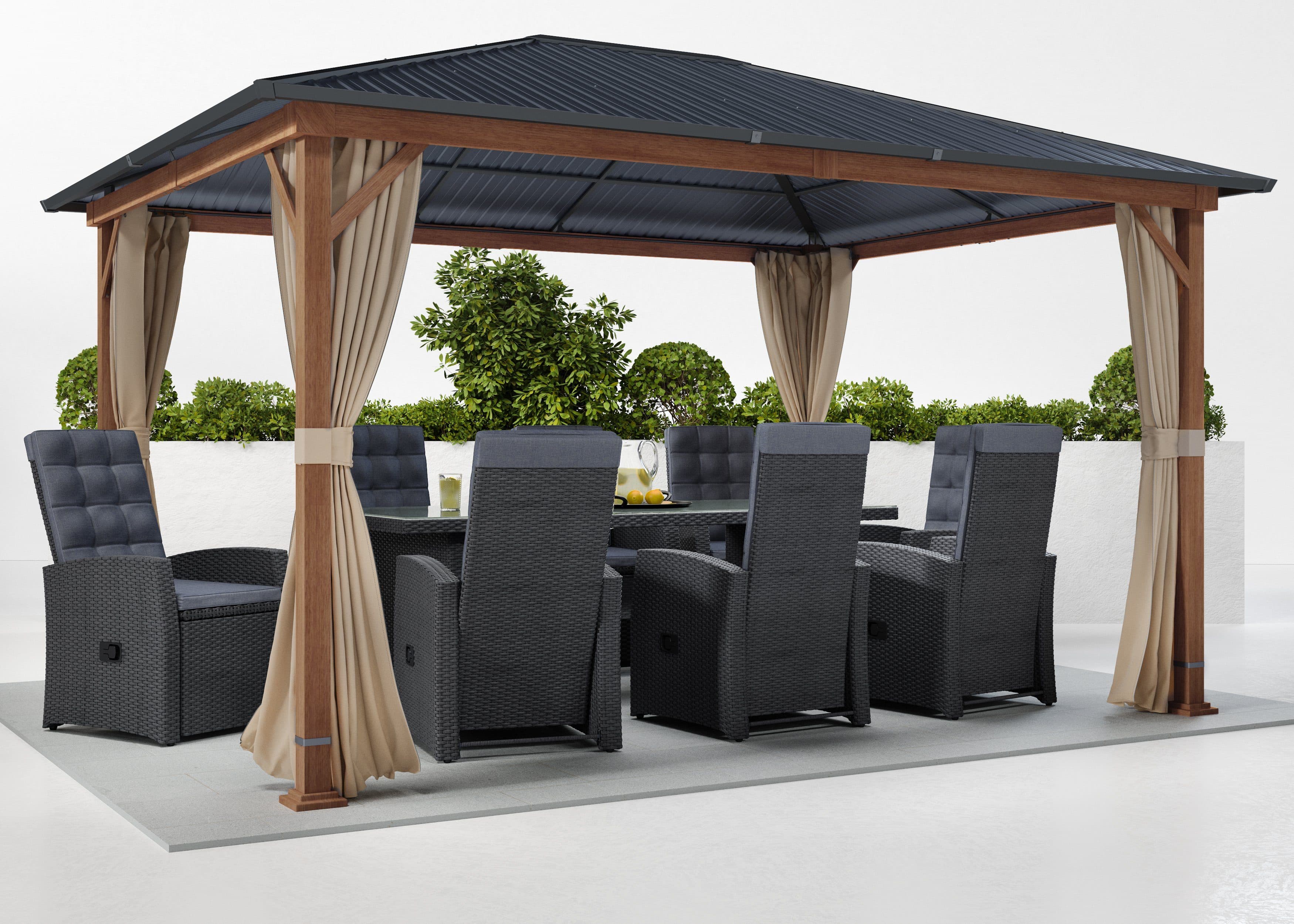 KONIFERA Pavillon "Samos" | Grau