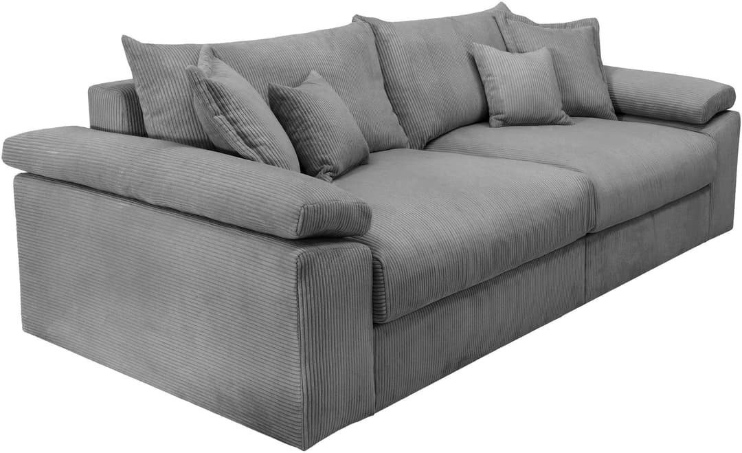 Home affaire Big-Sofa Soft&Cosy XL | Grau