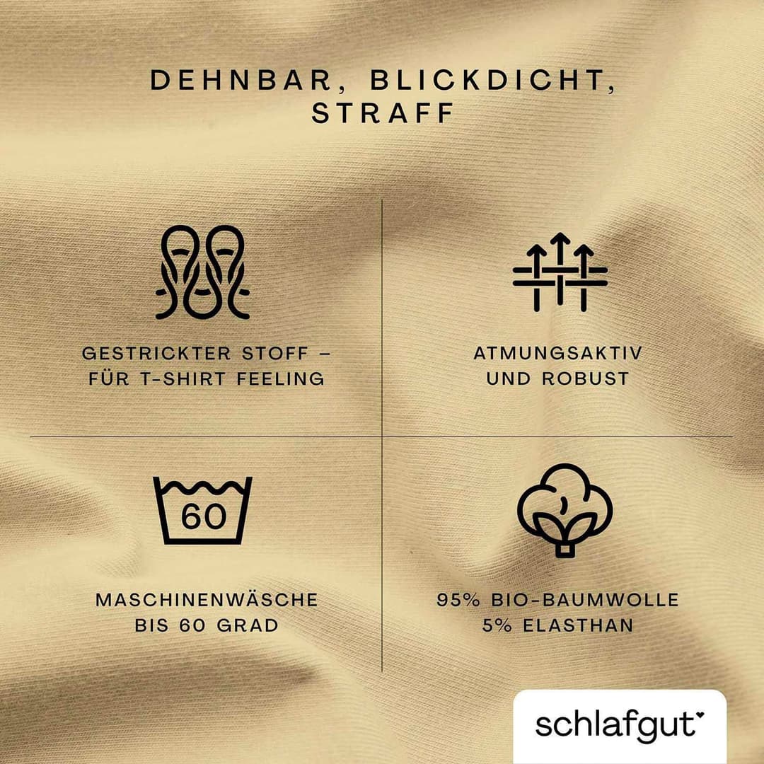 Schlafgut Spannbettlaken PURE | Gelb
