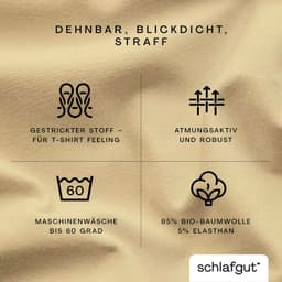 Schlafgut Spannbettlaken PURE | Gelb