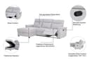Home affaire Ecksofa BRIONNE | Grau 3