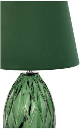 Pauleen Tischleuchte Crystal Velvet | Grün