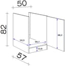 Flex-Well Spülenschrank Nano | Holztöne 3