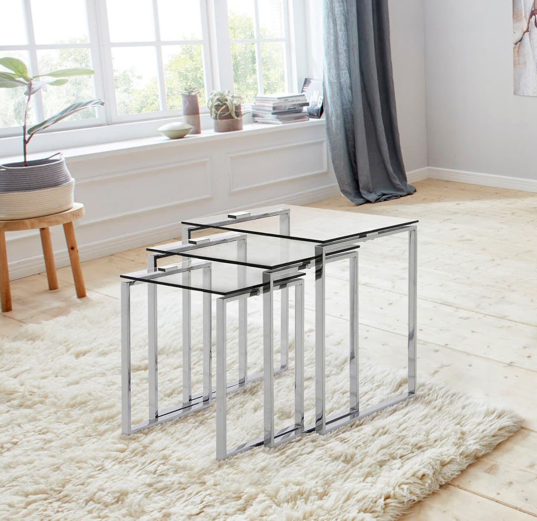 ACTONA GROUP Beistelltisch Katrine | Transparent