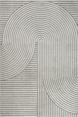 the carpet Teppich Everest | Grau