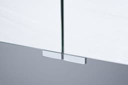 welltime Spiegelschrank Ahus | Silber