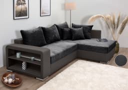COLLECTION AB Ecksofa John L-Form | Grau