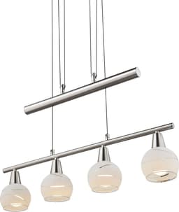 GLOBO LIGHTING LED-Hängeleuchte ELLIOTT | Silber