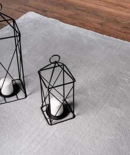 the carpet Teppich Relax | Grau