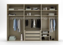 rauch Drehtürenschrank SKAT SHINE | Grau