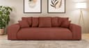 Home affaire Big-Sofa LAKESIDE 3-Sitzer Schlafsofa | Rot 5