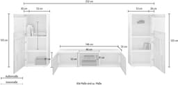 borchardt Möbel Wohnwand Scala | Beige