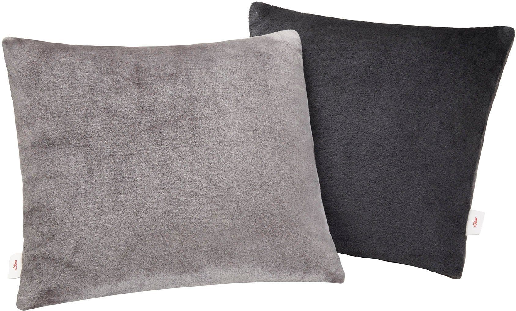 s.Oliver Dekokissen double soft Kissen | Grau