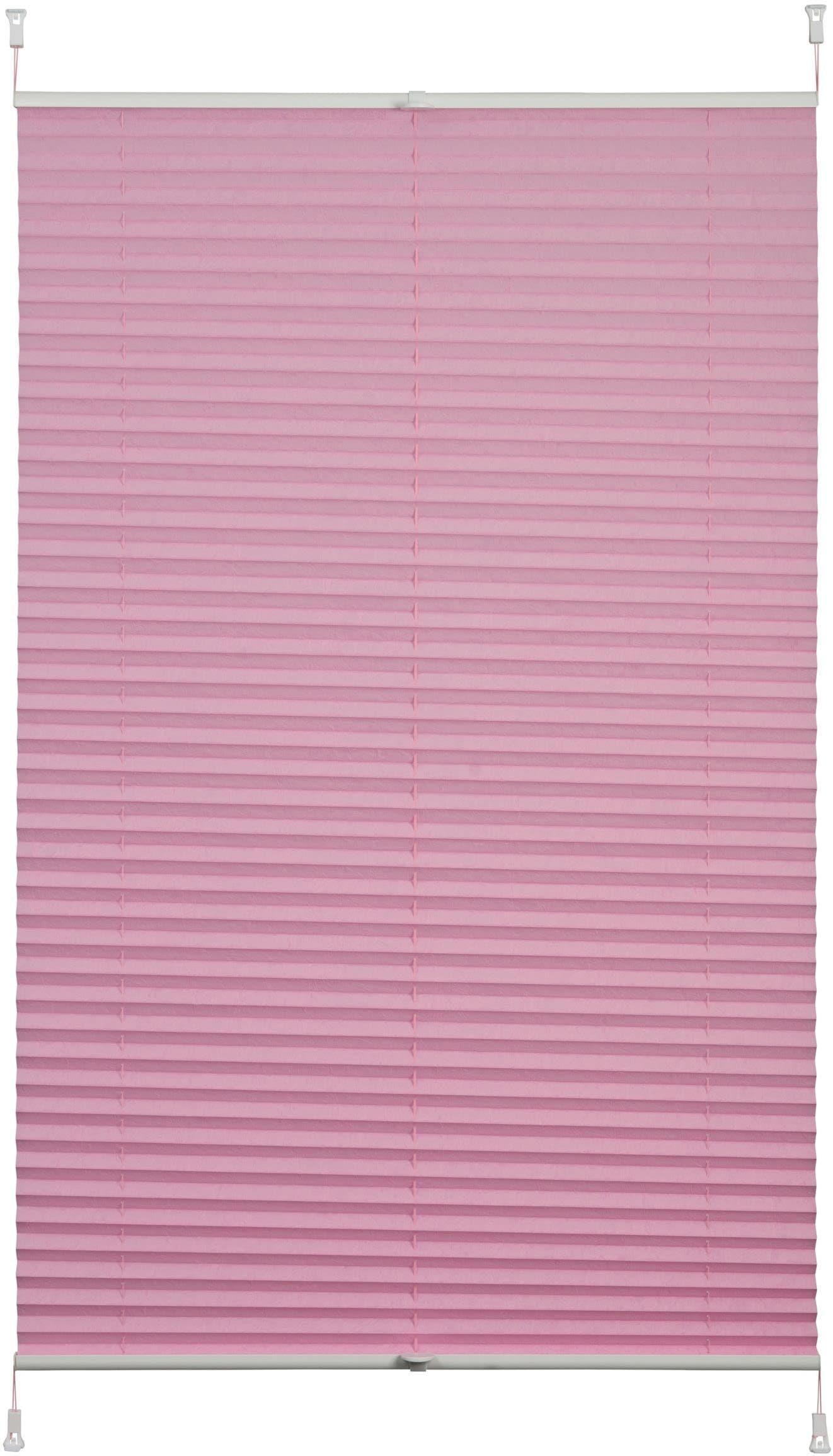 K-HOME Plissee Klemmfix Pisa | Pink