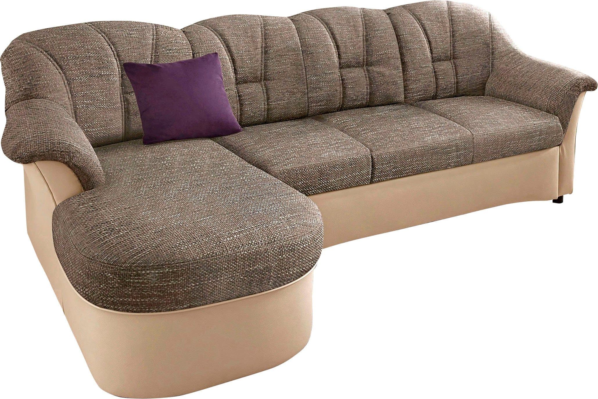DOMO collection Ecksofa Flores Schlafsofa | Mehrfarbig