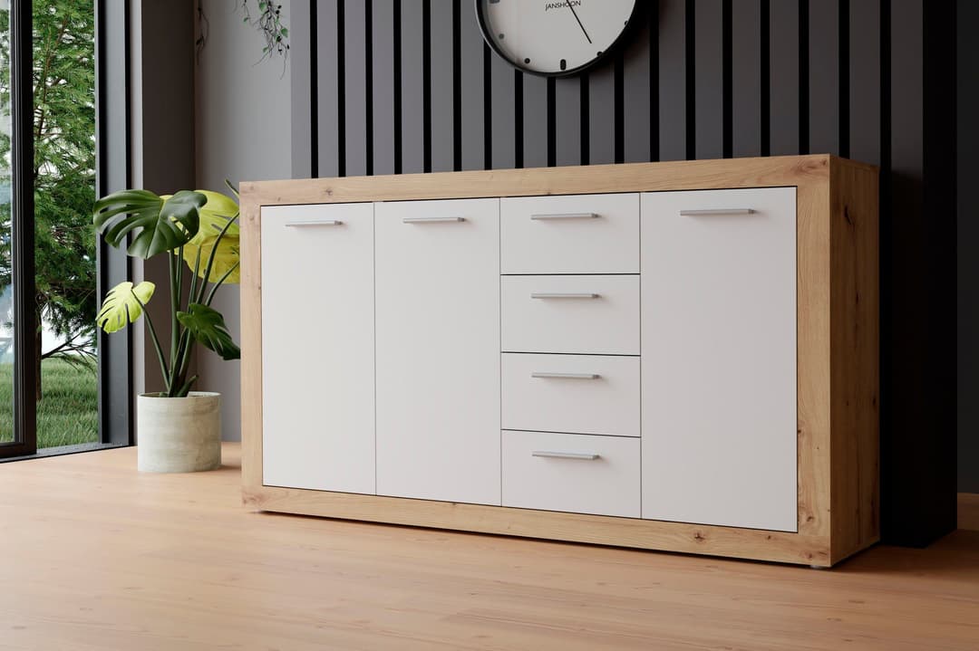 FORTE Sideboard Baccio | Weiß