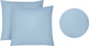 Biberna Kissenbezug Michi Feinjersey | Blau 3