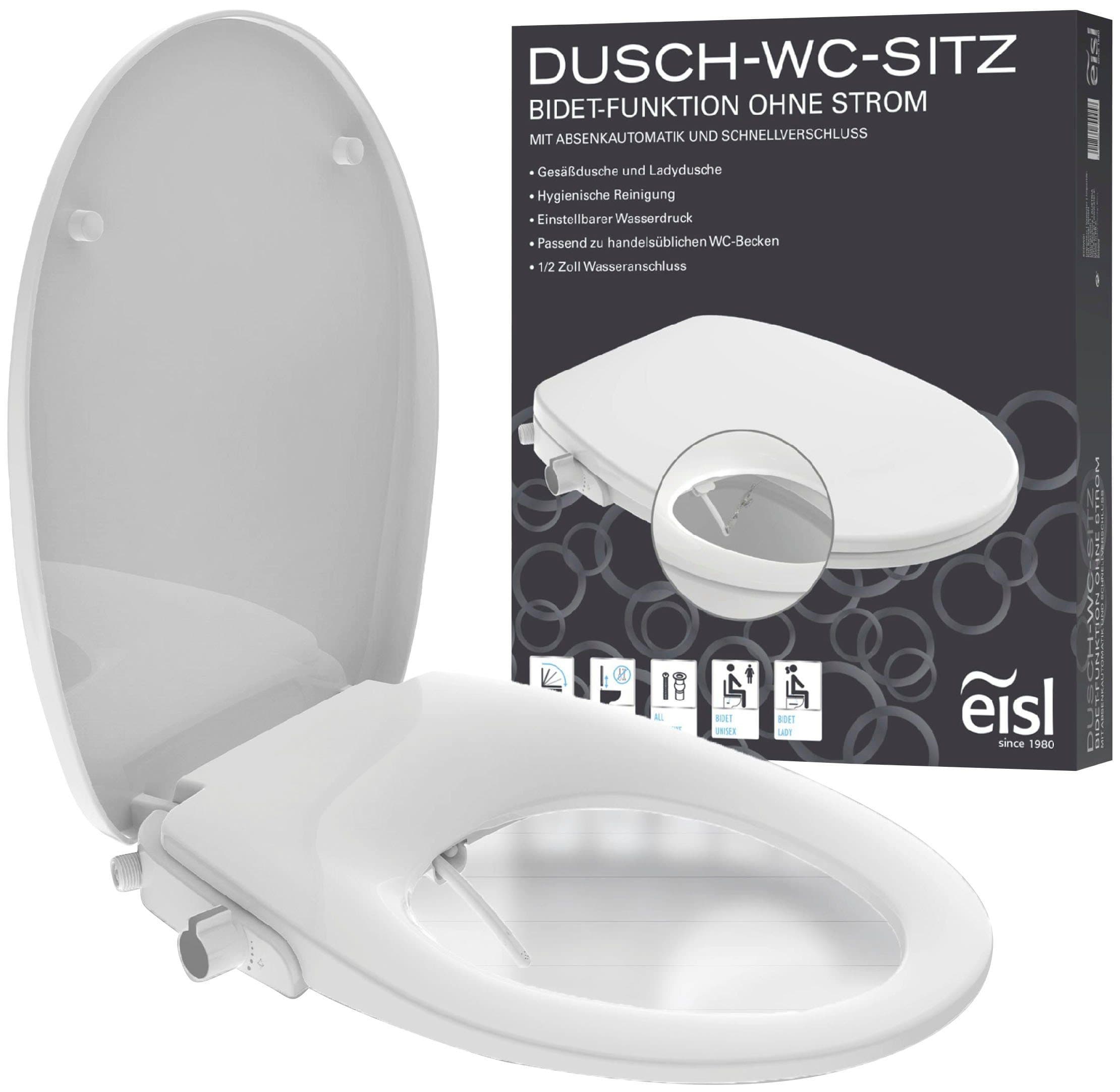 Eisl Dusch-WC-Sitz Bidet Einsatz | Weiß