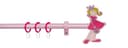 Good Life Gardinenstange Prinzessin | Rosa