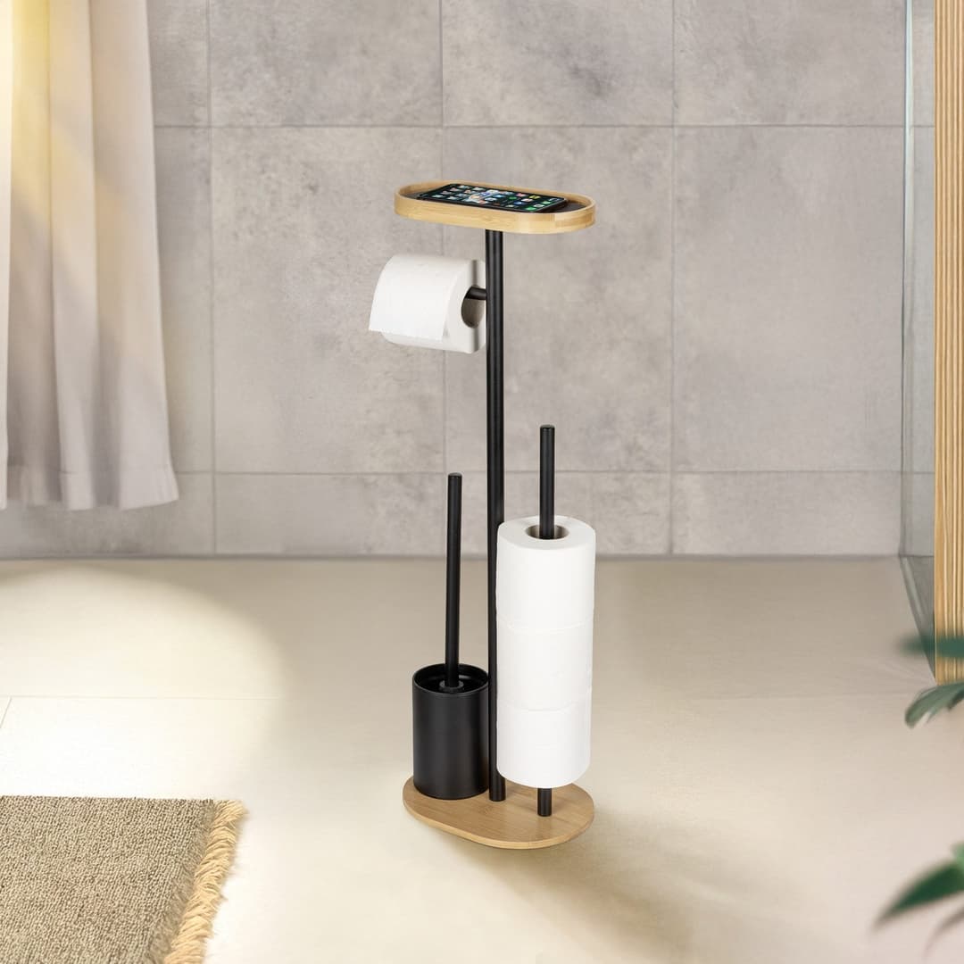 WENKO WC-Garnitur Pomarolo | Braun